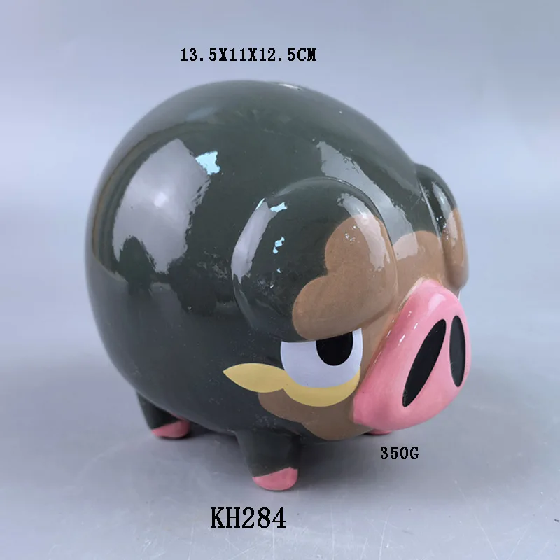 Pig Piggy Bank Deposit Box Safe Hidden Creative Ceramic Piggy Bank Gift Money Saving Pig Coin Bank 5