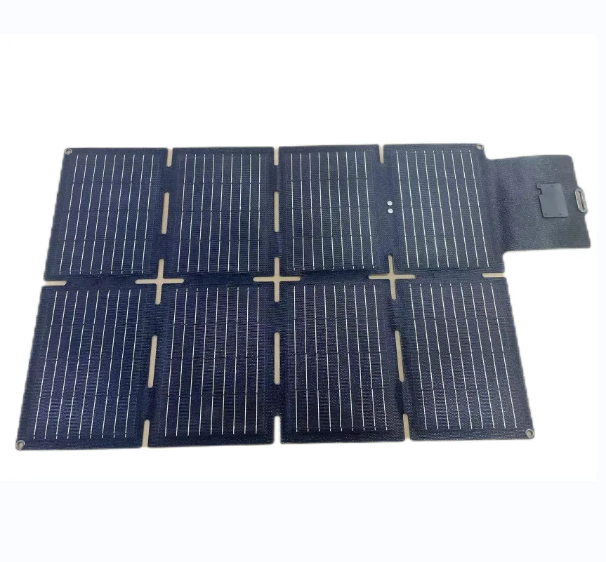 

Waterproof ETFE Solar Panel Charger with 2 USB Portable Foldable Solar Panels 60W 65W For Mobiles Phones Power System