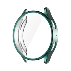 Premium TPU Protective Case with Soft Screen Protector and All-Around Bumper Cover for Galaxy Watch 5 44mm (Light Green)