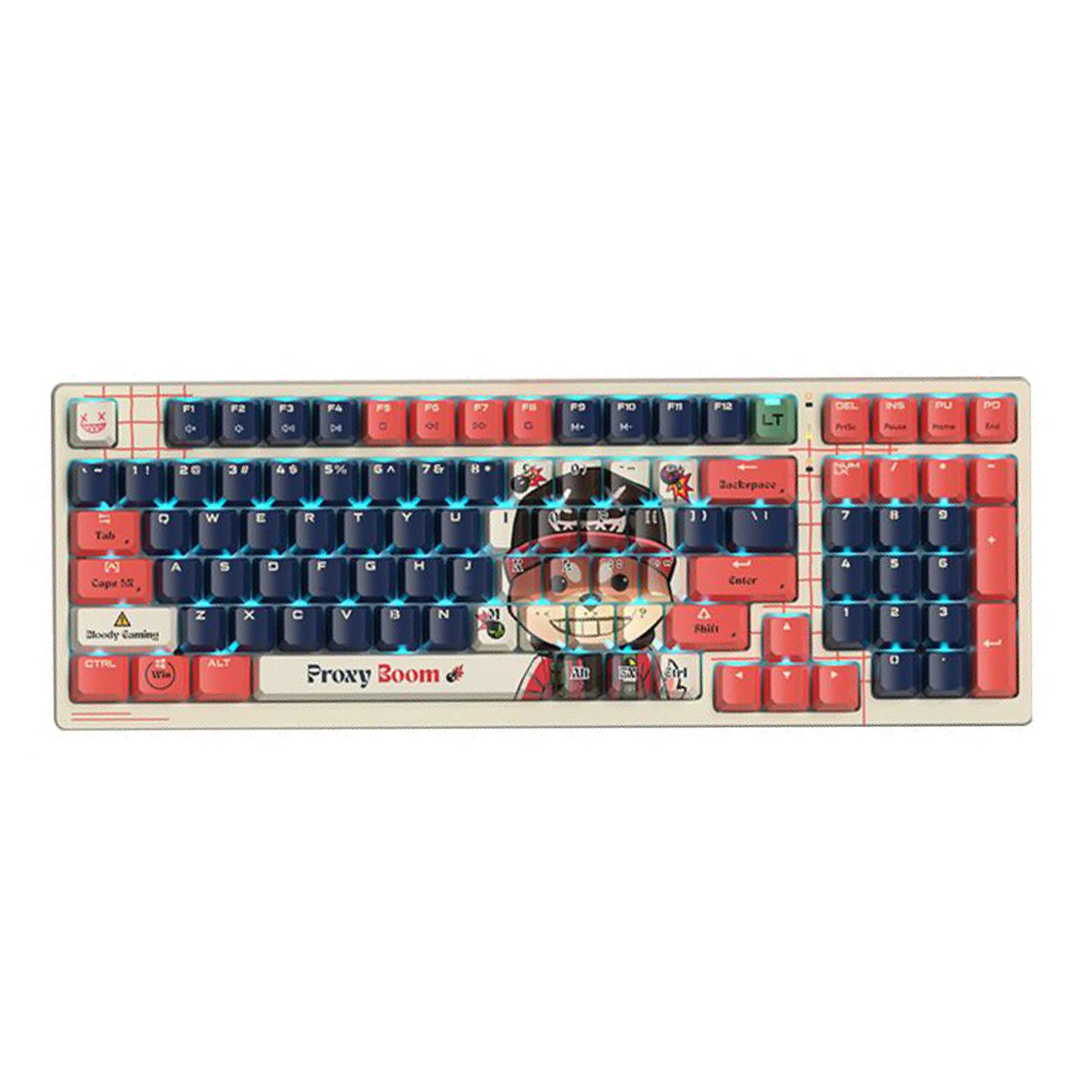 A4Tech Bloody Savage Impact WS98 لوحة مفاتيح ميكان...