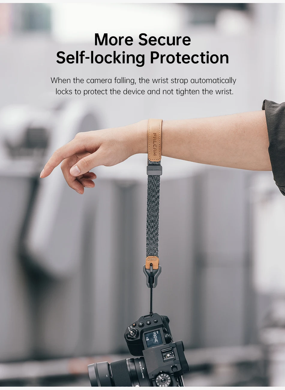 FALCAM M00A3801Maglink Quick Magnetic Buckle Wrist Strap Stable Fashional Wrist