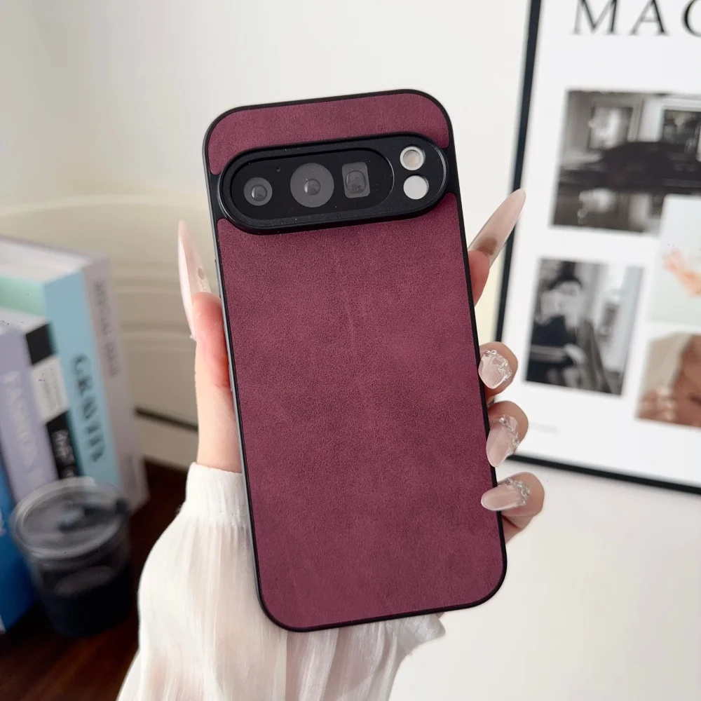 Luxury Sheepskin Ultra Slim Shockproof Case - Solid Color Back Cover