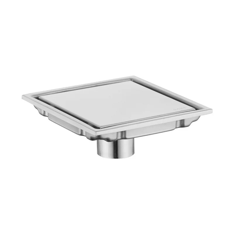 Anti-odor Tile Insert Square Floor Waste Drain Bathroom Drain Shower Grates 10/11/15cm 304 Stainless Steel Large Flow Drainer floor drain deodorant,floor drain,floor drain filter,shower drain,shower drain cover,drain filter,drain strainer