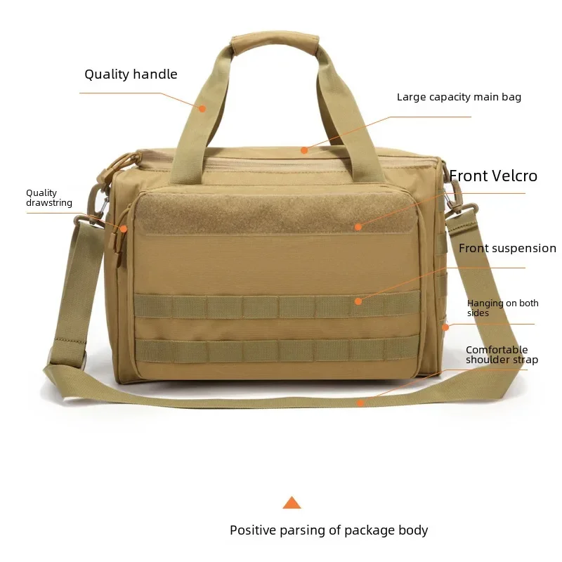 Outdoor Tactical Large Capacity Waterproof Camouflage Storage Bag Single Shoulder Crossbody Bag for Outdoor Sports And Activities