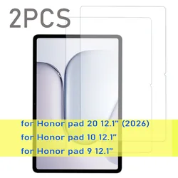 Premium HD Clear Tempered Glass Screen Protector for Tablets - 12.1 - Inch Display Protection Film (2PCS)