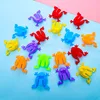 20pcs Solid Color Jumping Frog Plastic Bouncing Frog Jumping Frog Children Educational Toy,Gift for Kids Party Favors, Birthday 3