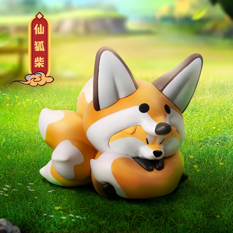 

52TOYS dodowo Blind Box Shiba Inu Small Guardian, Mystery Box, Random cute Figure, Collectible Toy Desktop Decoration