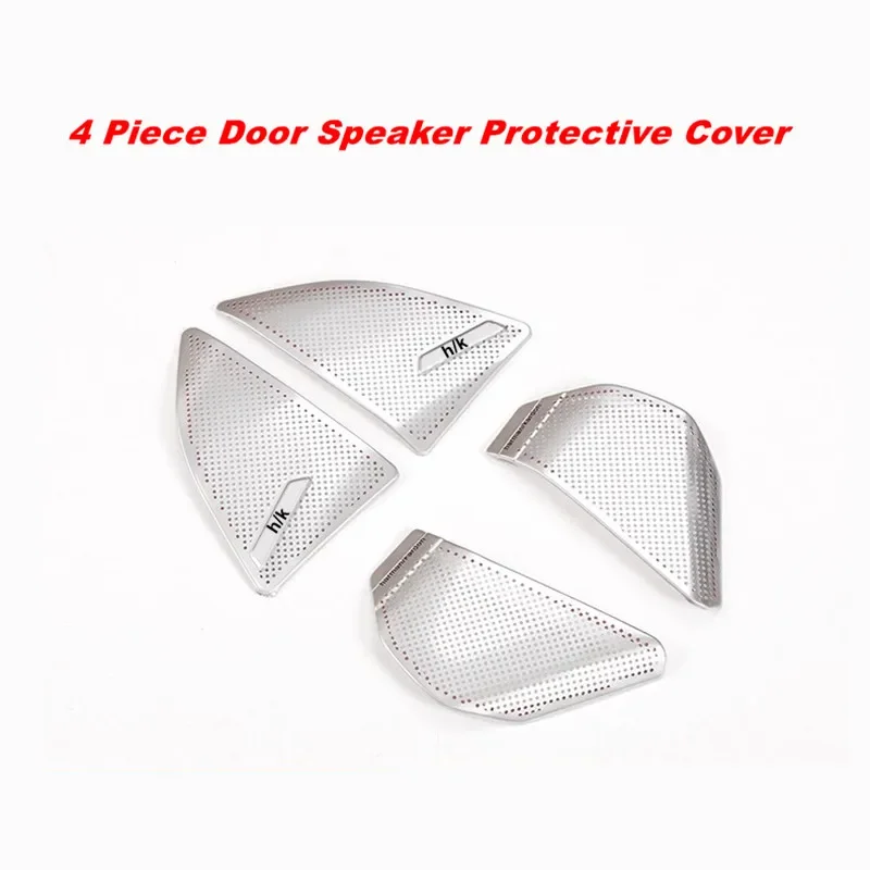 Car Front/Rear Door A Pillar Speaker Panel Metal Audio Horn Protective Cover Trim For BMW X3 G45 2025 2026 Interior Accessories