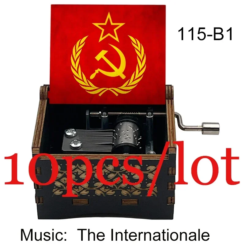 Anime Musical Theme Hand Music Box for Friends Birthday Gifts 10pcs/lot music box