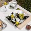 Luxury Stainless Steel Decorative Tray Trinket Dishes Jewelry Dish Unique Plate for Home Decoration Table Bedroom 6