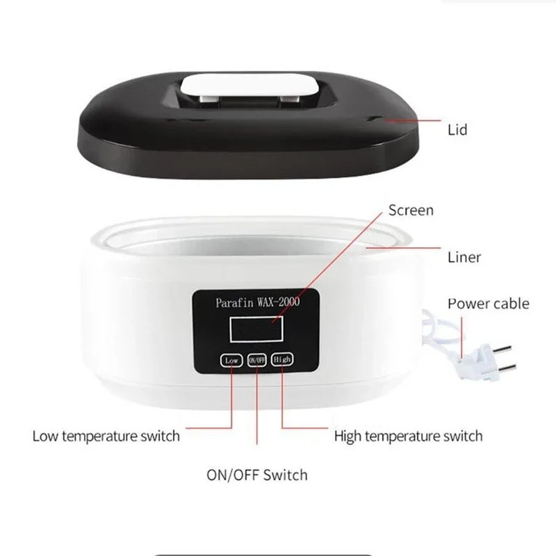 Paraffin Wax Heater Bath Wax Pot Warmer Beauty Salon Spa Smooth Soft Skin Care Wax Machine for Wax Melts Hand Foot Therapy Tool 5