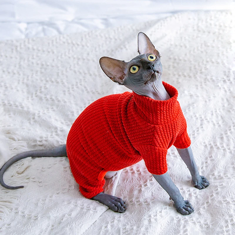 Clothing for Sphynx Cats | LV Pajamas for Cats, Two Styles Pajamas