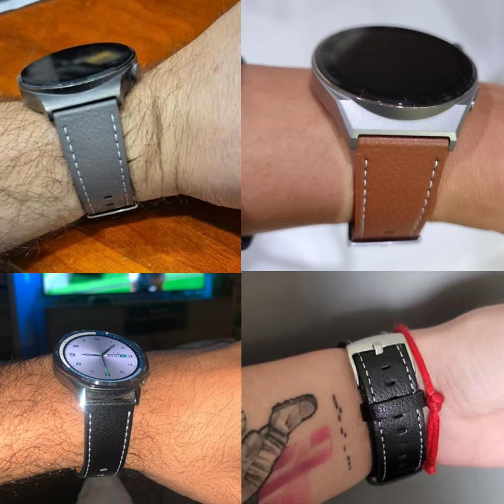 Premium Leather Watch Straps - 22mm/20mm Replacement Bracelet