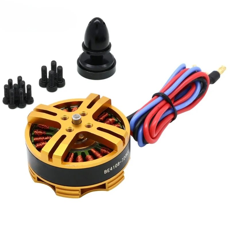 FEICHAO Moteur Sans Balais 4108 – 380KV/580KV/720KV – 3-6S – Pull 2000-2200g – Pour Drone Multicopter