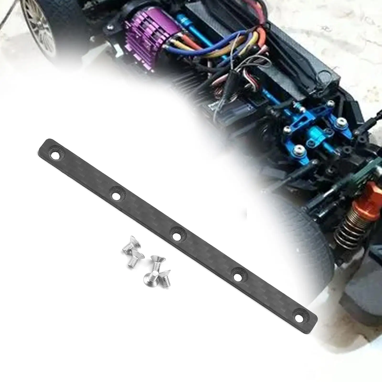 

Аксессуары для усиления шасси радиоуправляемого автомобиля 1/10, легкая установка, детали для хобби, автомобилей, грузовиков, моделей автомобилей