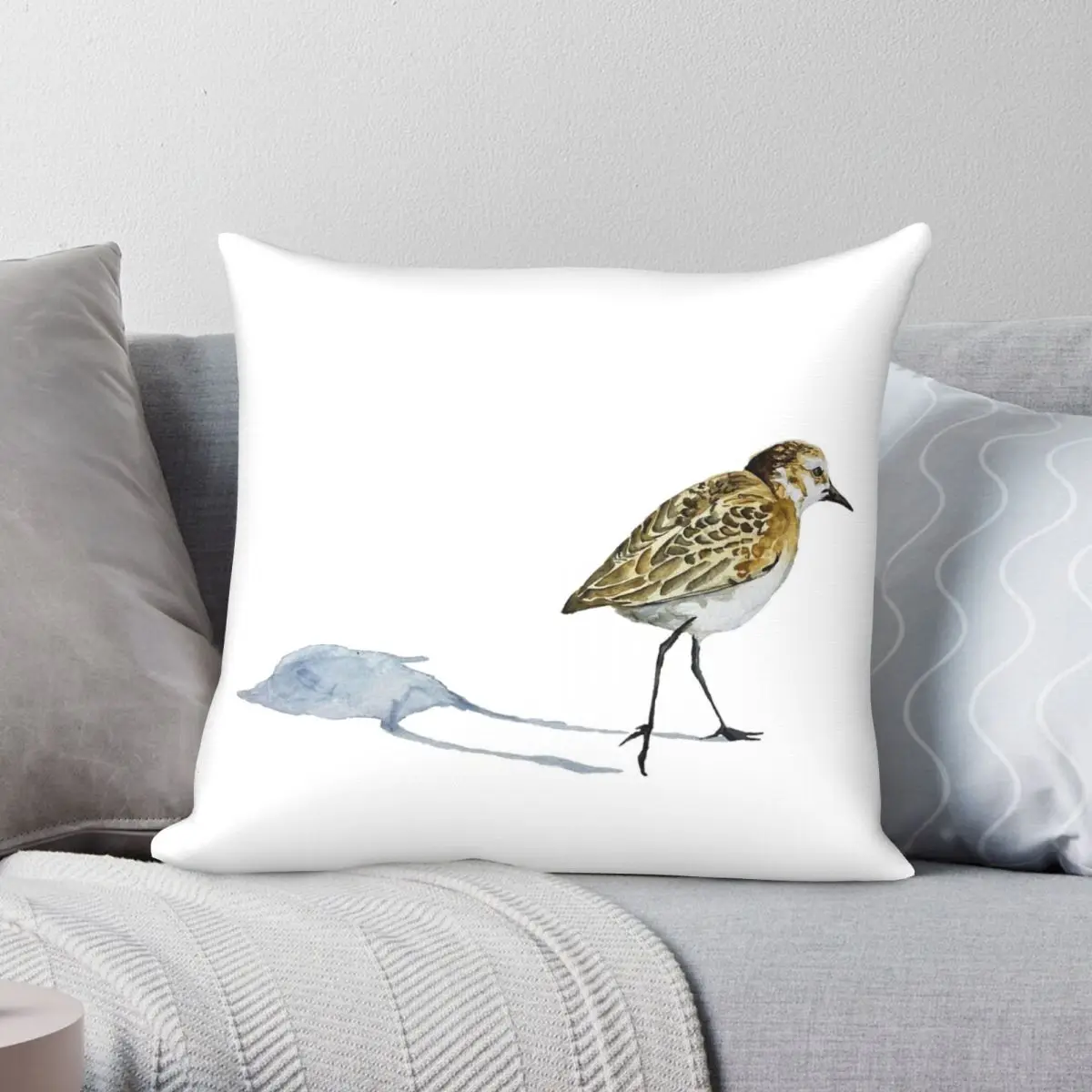 

Strolling Piper Pillowcase Polyester Linen Velvet Printed Zip Decor Pillow Case Car Cushion Cover 18"