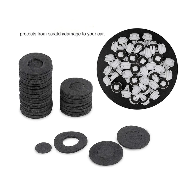 50 Clip Montaggio Pannello Portiera Auto - Fermagli Parafango E Paraurti Per BMW E VW