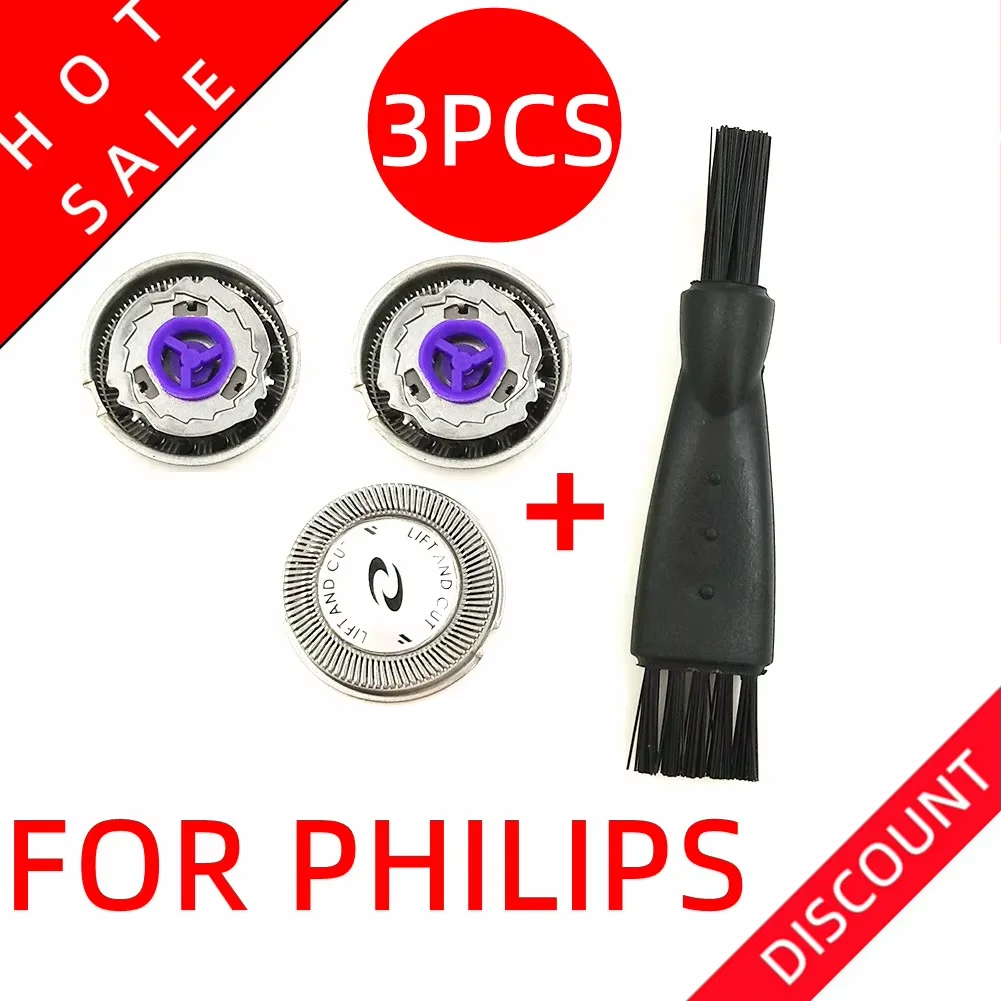 Têtes de rasoir - Philips - SH30/50 - Lot de 3 - Compatible Séries 1000
