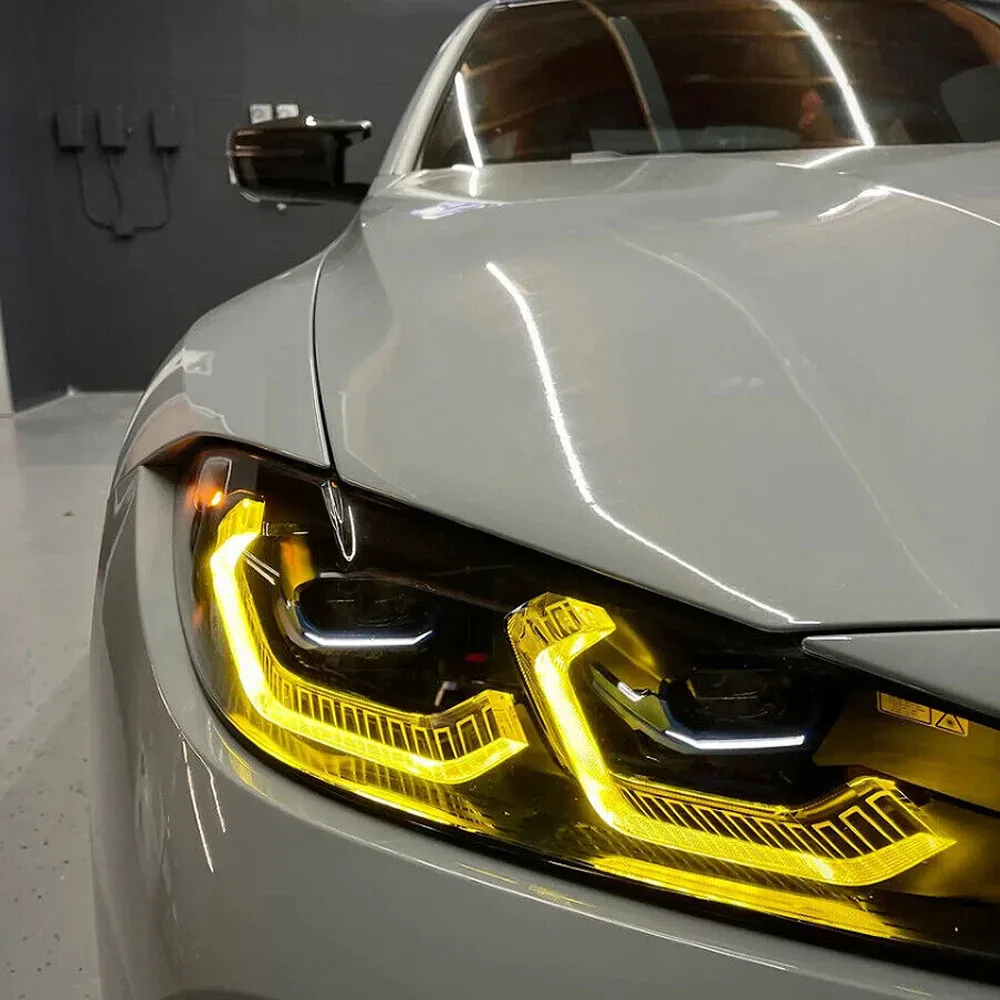 BMW M3,g80,m4,g82,g83,g22,g23,g26用の黄色のLEDモジュール