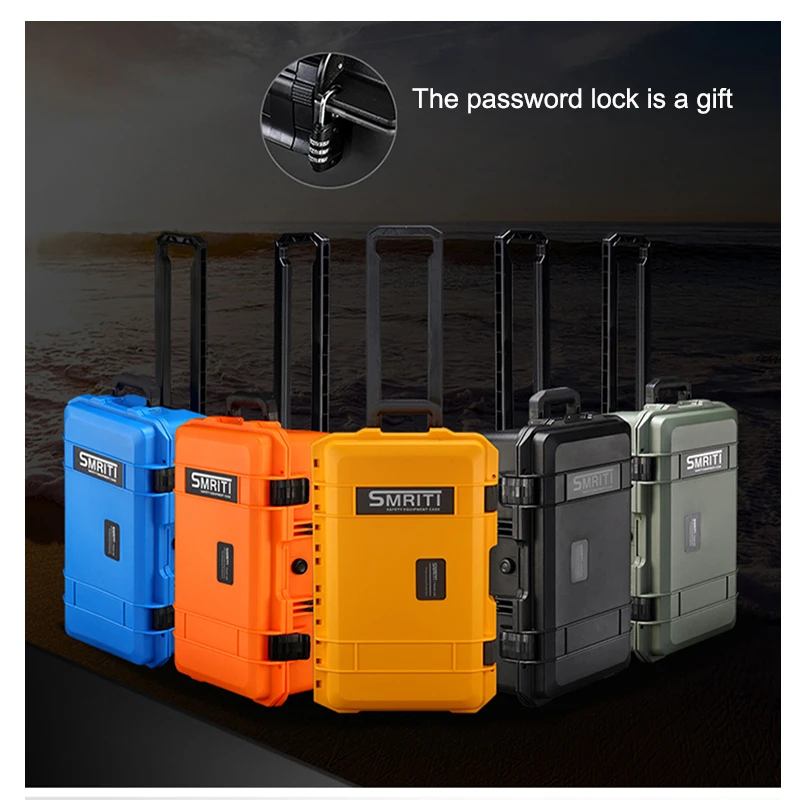 High Quality Protective Box Multifunctional Photographic Equipment Storage Bag Pull Rod Aviation Toolbox Instrument Packing Case 3