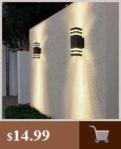 IP65 LED Wall Lamp Outdoor Waterproof Garden Lighting  Aluminum AC86-265 Indoor Bedroom Living Room Stairs Wall Light sconce light fixture