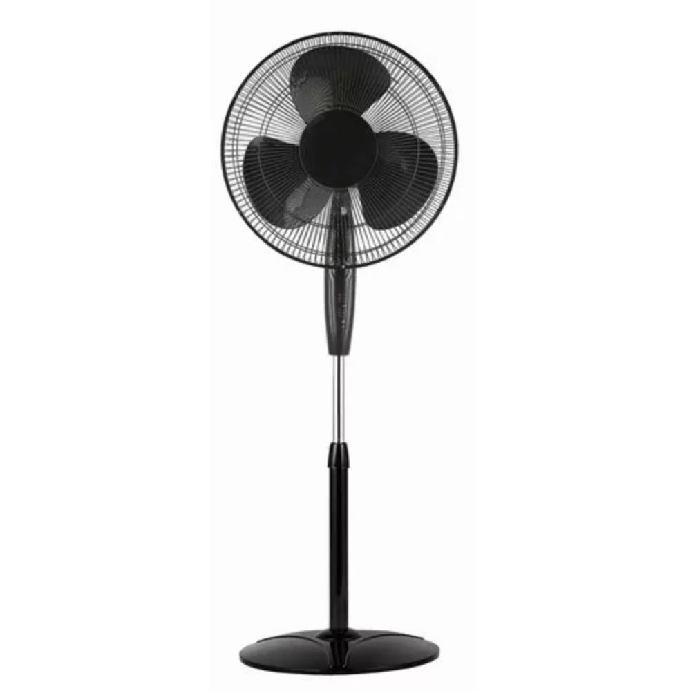 

Optimus 18" Black Oscillating Stand Fan with Remote Control