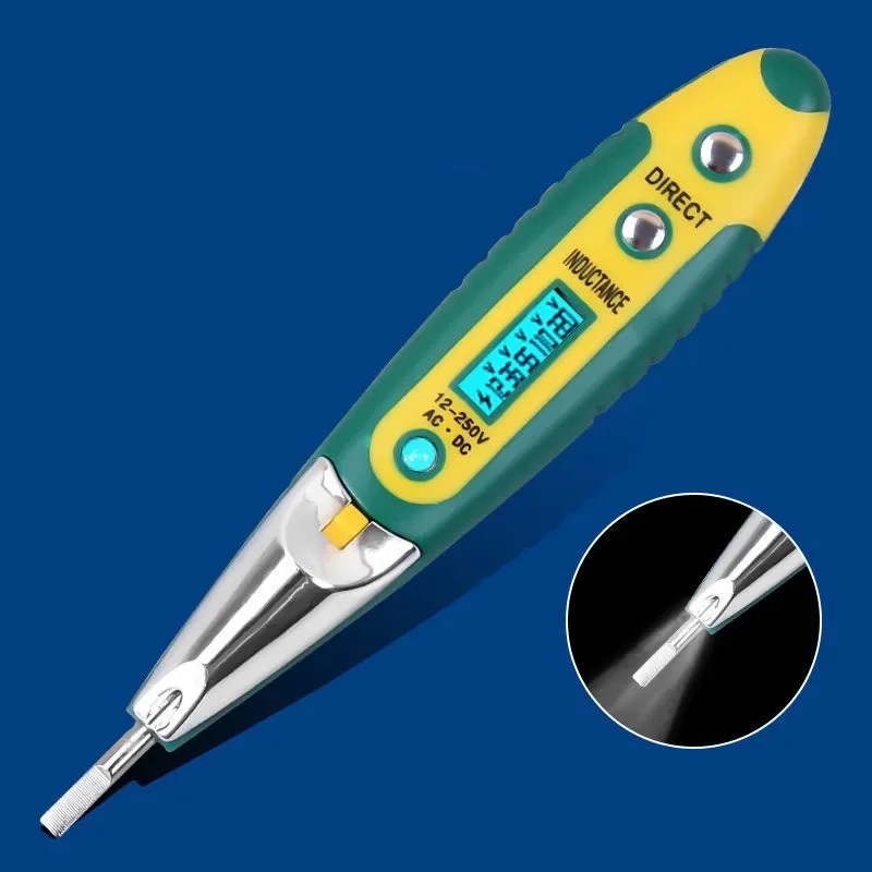 

Display Voltage Detector AC70~250V Multi-functional Electrical Screwdriver Test Pen Voltage Meter Electrician Tool