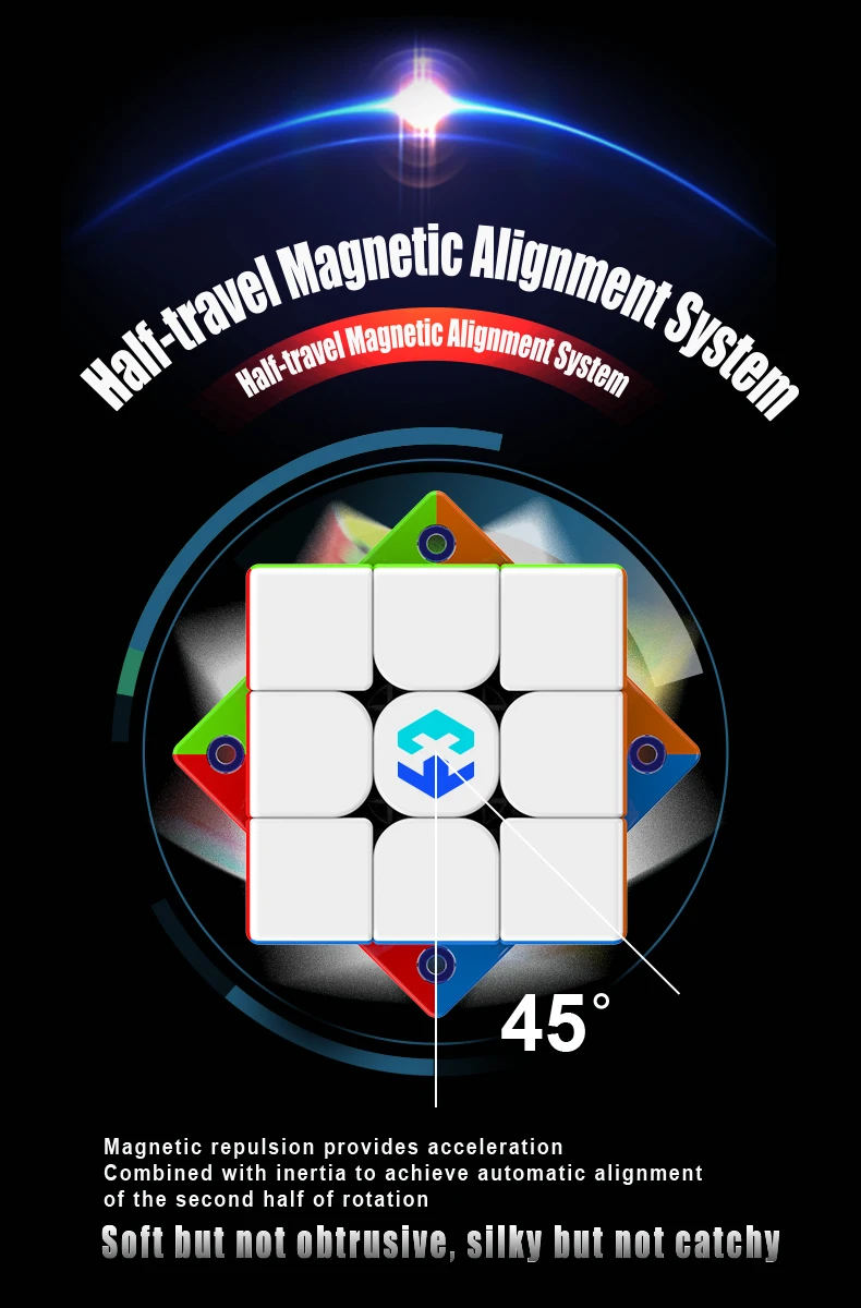 Moretry Tianma X3 Triple Magnetic Super Magnetic 3x3 Magic Cube Professional Cubo Magico Puzzle Toy For Children Kids Gift 4