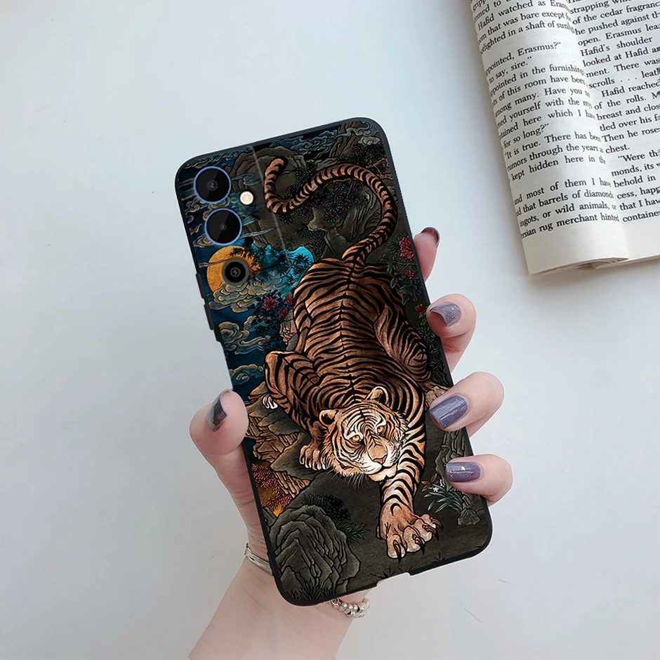 Мягкие силиконовые черные чехлы для телефона Tecno Pova Neo 2 Чехол LG6n для Tecno Pova Neo2 PovaNeo2 задняя крышка Симпатичный мультяшный бампер Coque (art.: 3920c2afada7e) - 3920c2afada7e