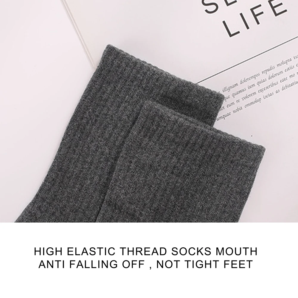 남성용 두꺼운 통기성 면 쿠션 크루, 야외 스포츠 하이킹 트레킹 양말, 작업 부츠 양말, 35-50 EU, 3 쌍