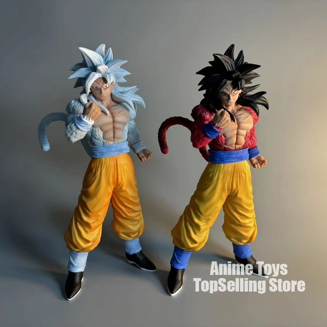 Goku Super Saiyan 4 Figure with Comic Color Effect – Lyk Repaint