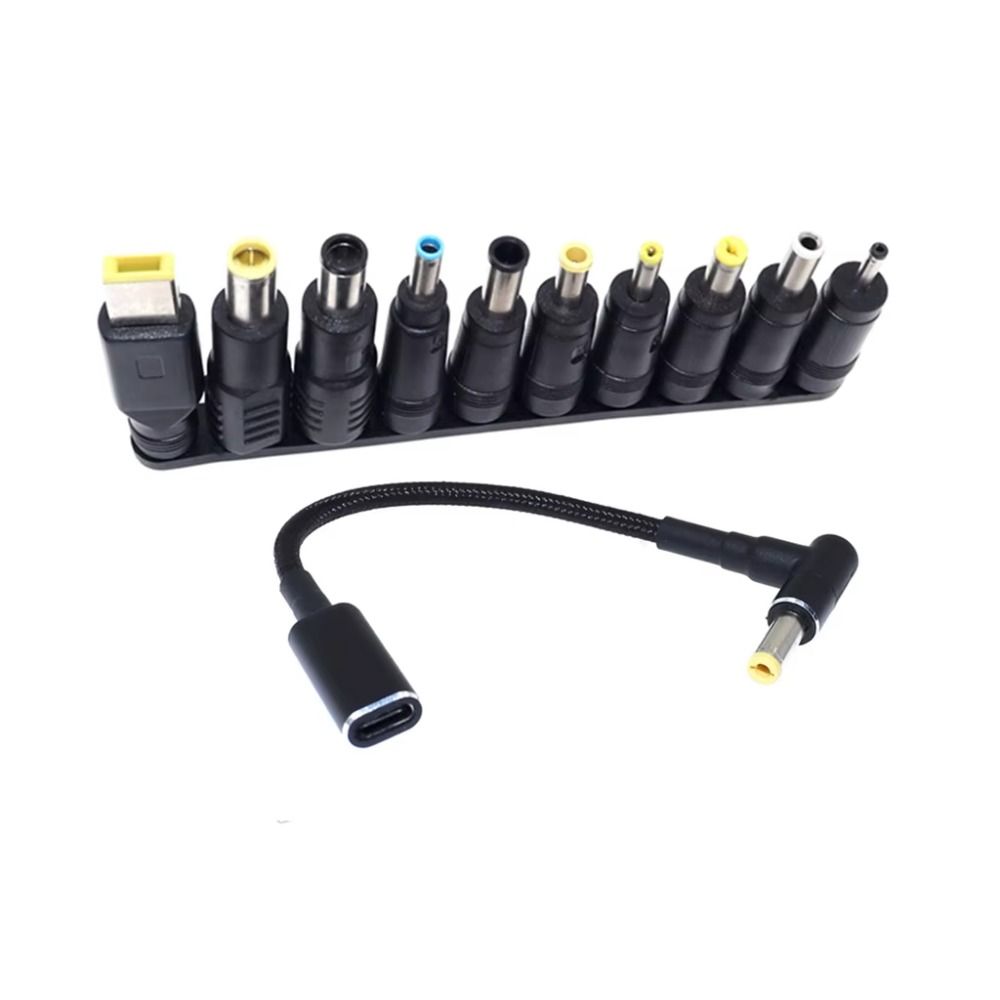 100W Laptop Charger Adapter 5.5x2.5mm Type C To Universal Notebook Charge Connector Dc Jack Poratble DC Power Adaptor Laptop