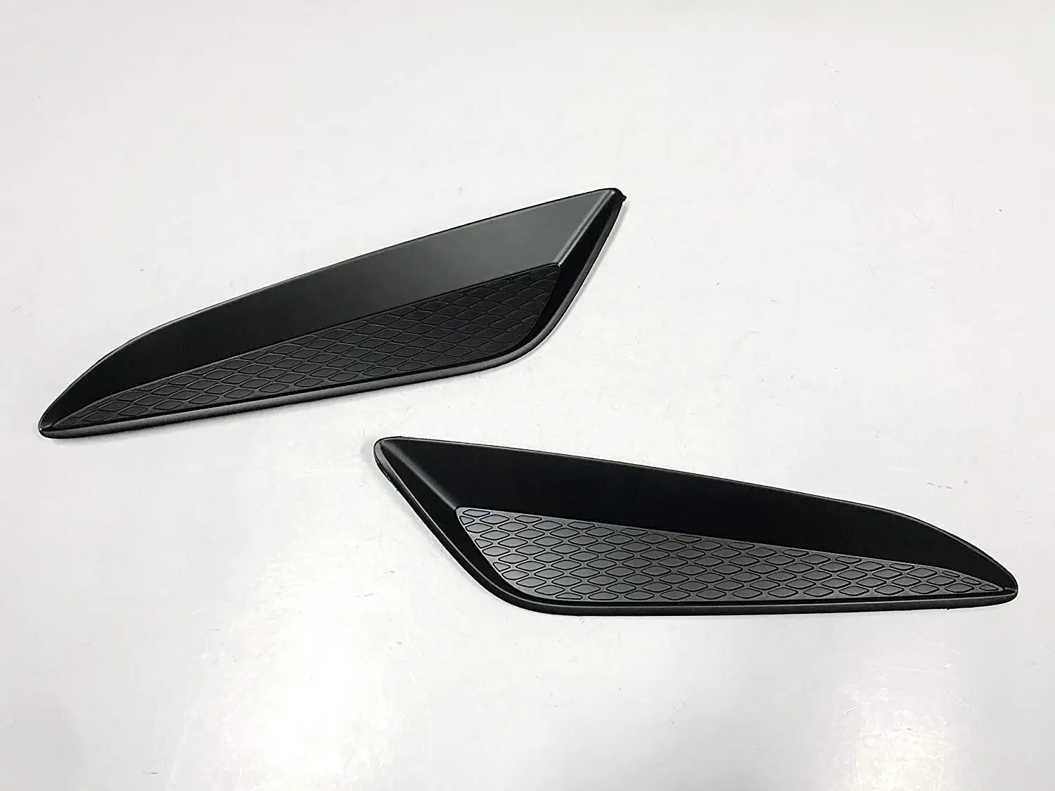 Matte Black Car Hood Bonnet Vents Radiator Grille Air DuctS Trim Fit for Hyundai Genesis Coupe 2013 2014 2015