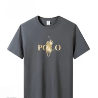 T-shirt à manches courtes pour homme, tendance estivale, marque tendance, décontracté, coupe ajustée et polyvalente, col rond, respirant 5