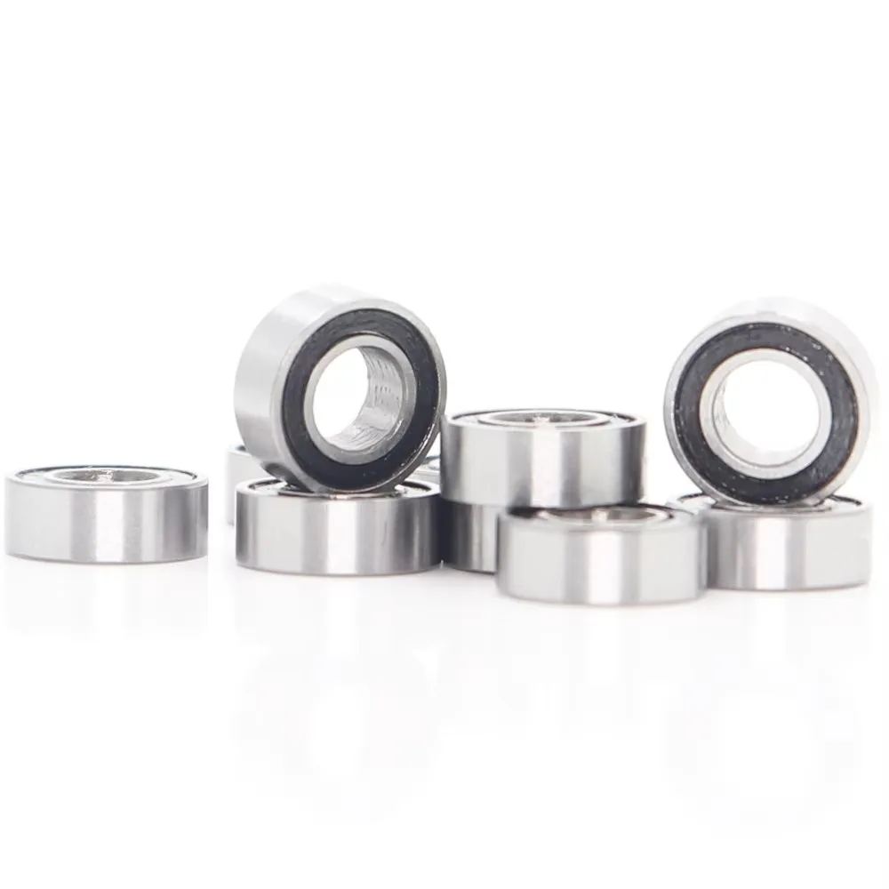 MR115ZZ 스테인리스 스틸 볼 베어링, MR115-2RS 블루 오렌지 블랙 밀폐 베어링, 5*11*4mm, 10 개
