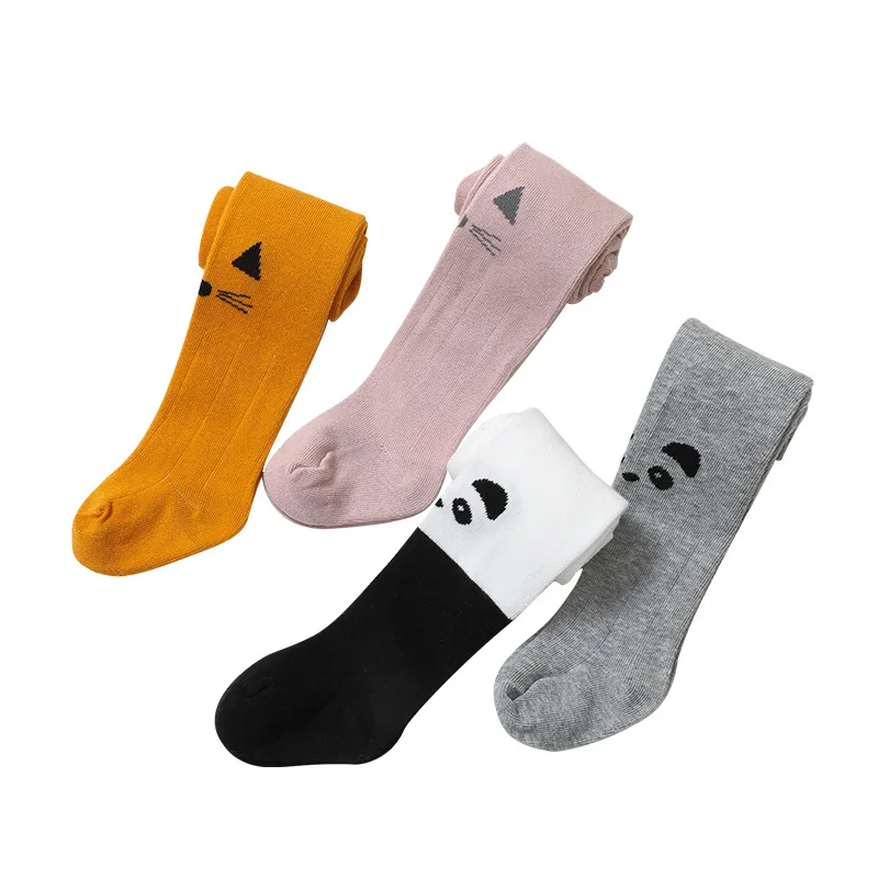 Children's Pantyhose Spring Summer Baby Leggings Cotton Tights for Kids Cartoon Cute Girls Stocking Toddler Accesorios