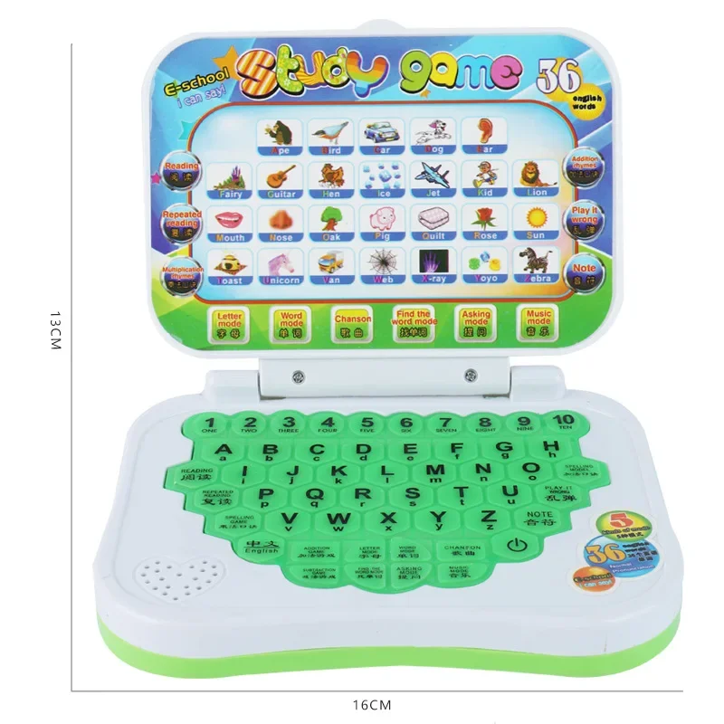 Random Style Girl Early Education Learning Story Machine Music Intelligent Chinese English switch Reading Tablet Phone Toy 4