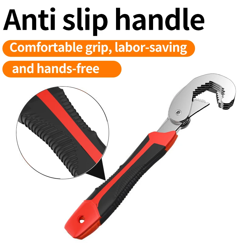 Adjustable Open End Double Wrench Multifunctional Universal Pipeline High Carbon Steel Wrench Set Manual Hardware Grip Tool wrench set