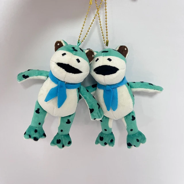 Netflix Fun Little Frog Piggy Stacking Keychain Men and Women Doll Car Key  Chain Pendant Jewelry Backpack Charm Gift Wholesale