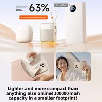 OLOEY 66W Portable PowerBank Built-in USB-C Cable 50000/100000mAh PD 20W Fast Charging Power Bank for IPhone 17 16 15 14 Samsung - Image 5