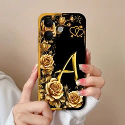 Elegant Flower Letter Design Phone Case - Beautiful Simplicity Collection for Vivo V50 Lite (TYB - 15A)