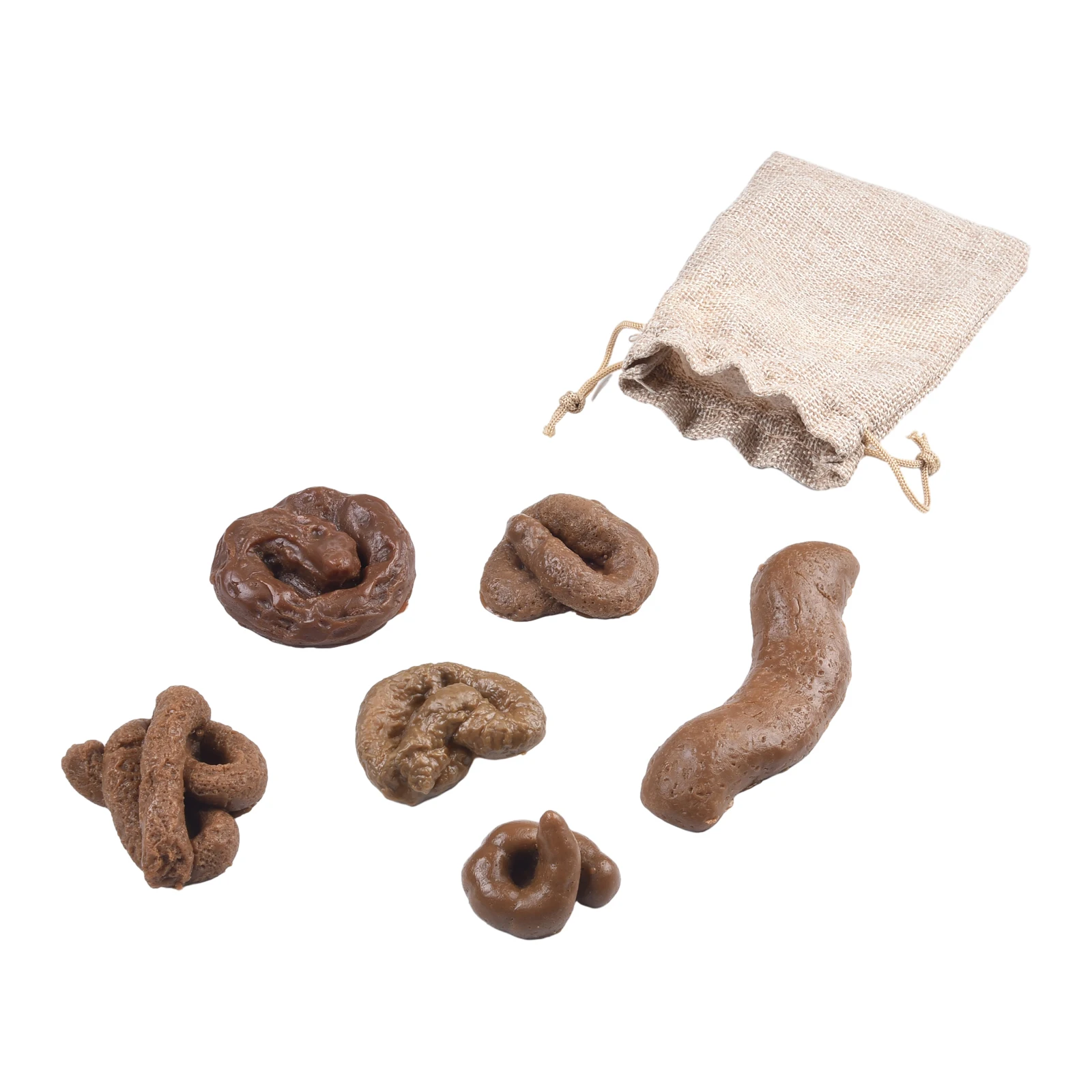 6pcs Mischief Unbelievable Turd Gag Fake Turd Classic Joke Funny Gadgets Gags Practical Jokes Fake Dog Poop Toys Home Decor