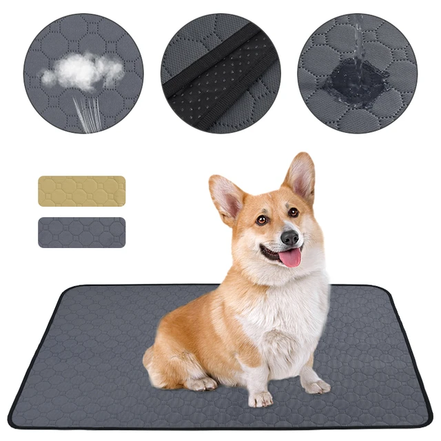 Washable Dog Pee Pad, Reusable Dog Toilet Mat Highly Absorbent