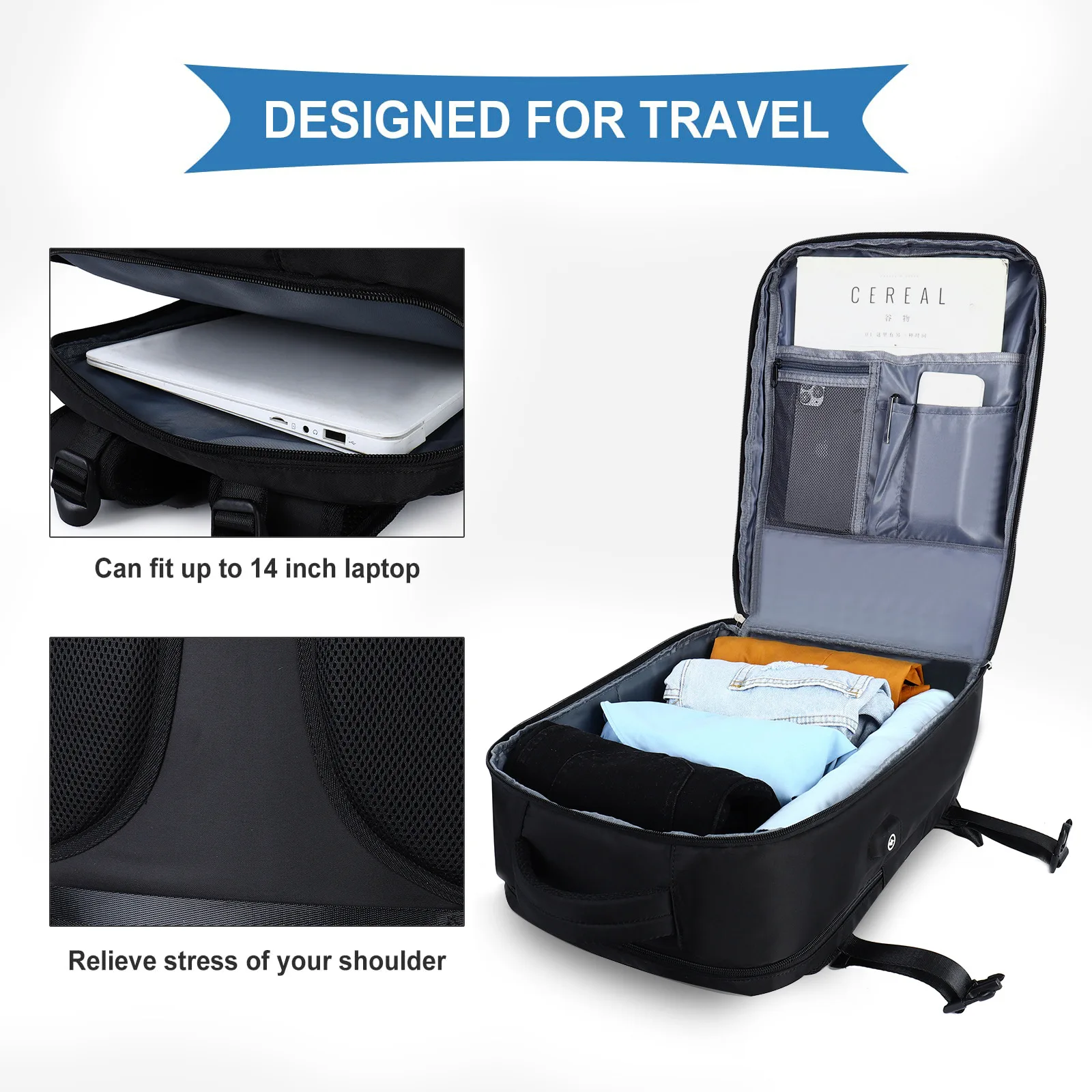 Travel Backpack Women's Large Capacity Multi-functional Backpack Male Student Backpack Travel Bag Duffel Bag