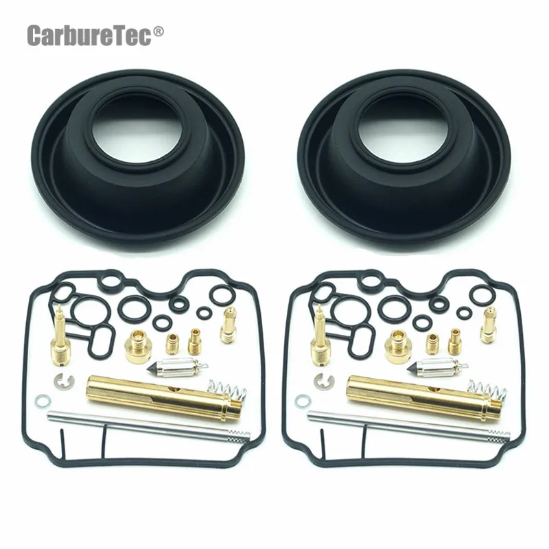 

For Yamaha XTZ750 XTZ 750 H Super Tenere 3LD 1989-1997 Carburetor Repair Kit parts carb Float Plunger Vacuum Diaphragm set of 2