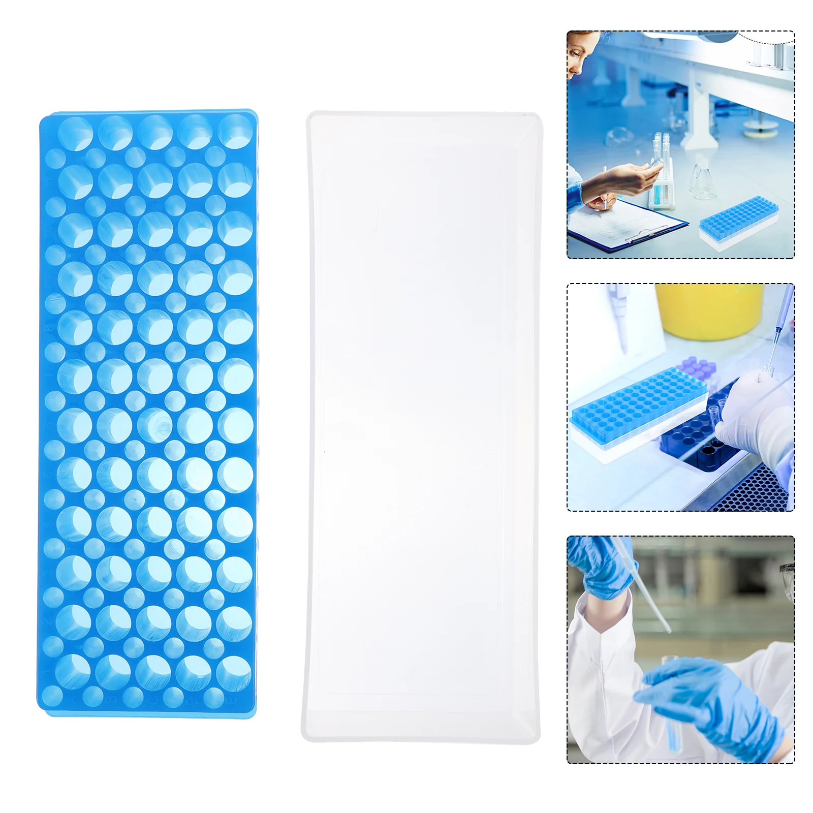 

Centrifuge Tube Rack Laboratory Holder Test 40-hole for Empty Stand Organizer 60-hole
