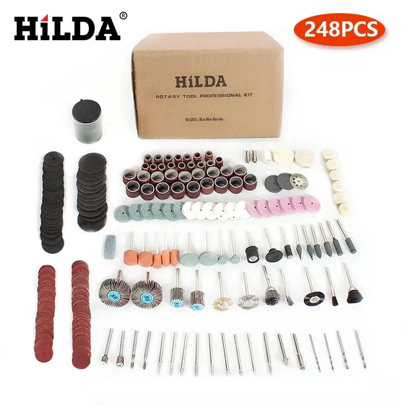 Rotary Tool Accessories Cutting Grinding Sanding Carving Polishing Tool Combination Hilda Dremel
