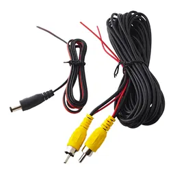 Enhanced Video Cable for Car Rear View Camera - Universal RCA Connection for Efficient Integration with Multimedia Monitor (6m)