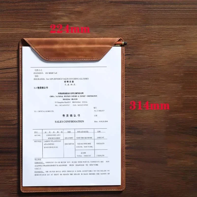 한손 마그네틱 폴더, 가죽 파일, 쓰기 보드 패드, 흡입 클립