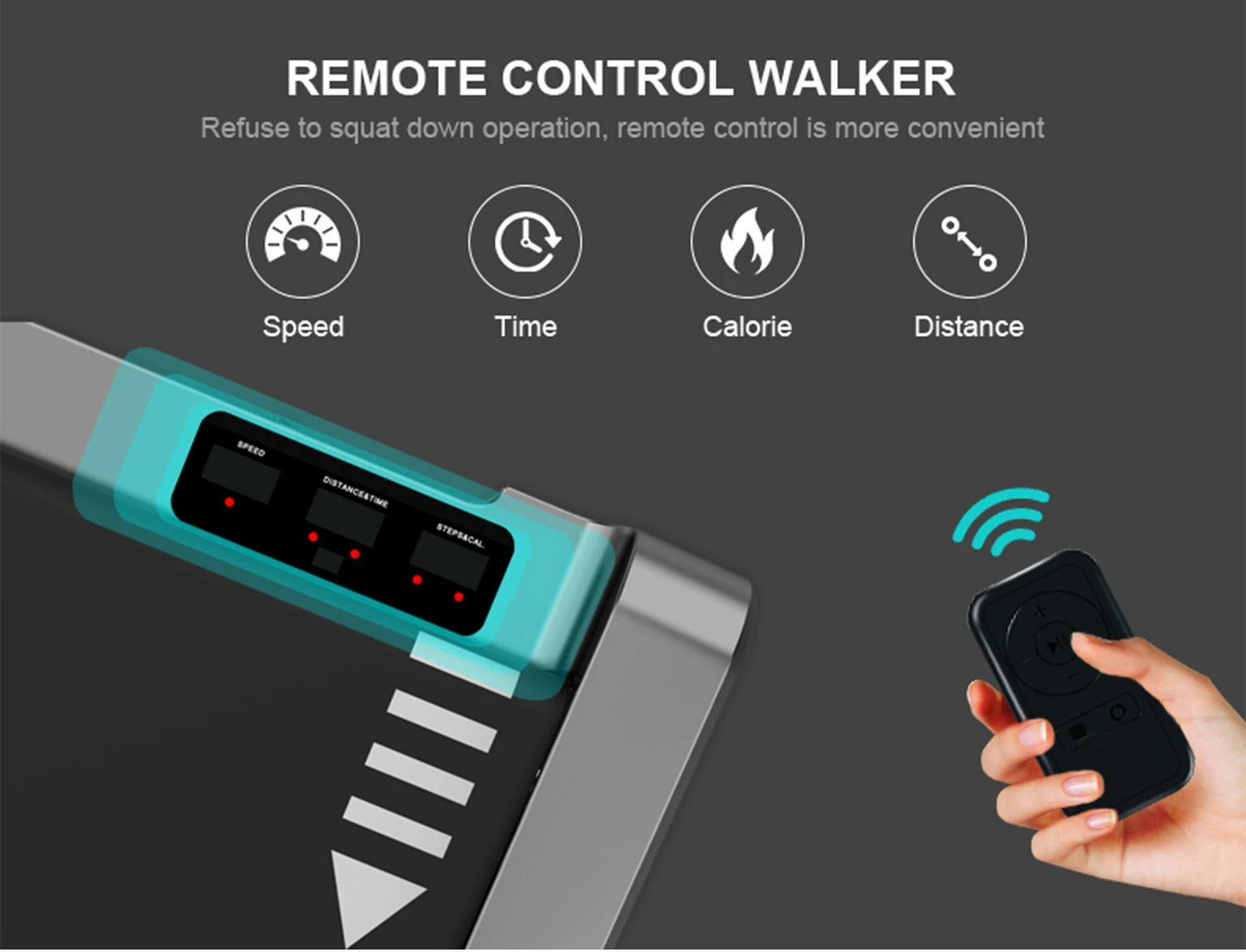 Under Desk Electric Smart Portable Mini Treadmill Home Treadmill Walking Pad with Remote Control